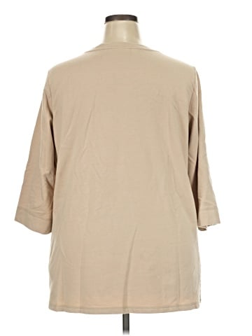 Susan Graver 3/4 Sleeve T-Shirt (view 2)