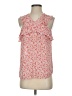 Aqua 100% Polyester Red Sleeveless Blouse Size XS - photo 1