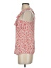Aqua 100% Polyester Red Sleeveless Blouse Size XS - photo 5
