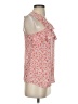 Aqua 100% Polyester Red Sleeveless Blouse Size XS - photo 4