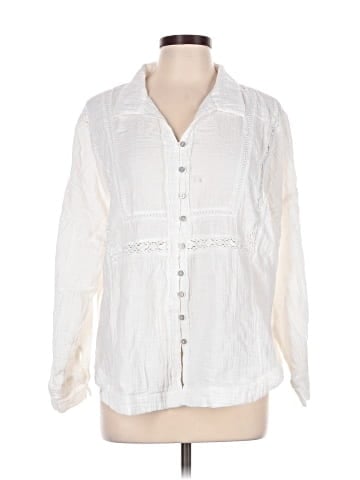 Lucky Brand 3/4 Sleeve Button-Down Shirt (view 1)