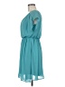 Lush 100% Polyester Solid Teal Cocktail Dress Size M - photo 5