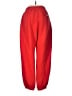 Comfrt Solid Red Casual Pants Size M - photo 2
