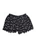 E by Eloise 100% Polyester Print Black Shorts Size S - photo 1