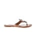 Pierre Dumas Brown Flip Flops Size 8 - photo 1