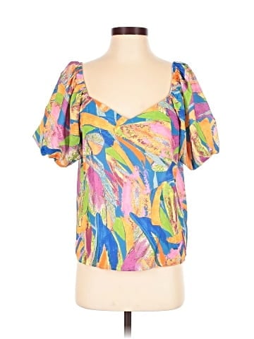 Flying Tomato Short Sleeve Blouse (view 1)
