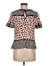 Boden 100% Viscose Ivory Short Sleeve Blouse Size 8 - photo 2