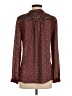 Zara Basic Burgundy Long Sleeve Blouse Size S - photo 2