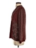 Zara Basic Burgundy Long Sleeve Blouse Size S - photo 5