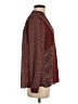 Zara Basic Burgundy Long Sleeve Blouse Size S - photo 4