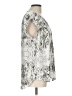 DR2 100% Polyester Silver Sleeveless Blouse Size L - photo 4