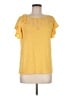 Max Studio Yellow Short Sleeve Top Size M - photo 1