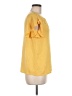 Max Studio Yellow Short Sleeve Top Size M - photo 4