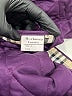 Burberry 100% Polyester Argyle Purple Coat Size XL - photo 3