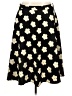 Soprano 100% Polyester Floral Black Casual Skirt Size 1X - photo 1