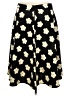 Soprano 100% Polyester Floral Black Casual Skirt Size 1X - photo 2