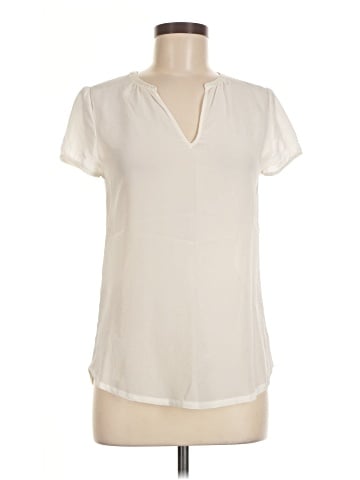 Comptoir des Cotonniers Short Sleeve Silk Top (view 1)