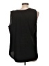 Como Black 100% Polyester Black Sleeveless Blouse Size L - photo 2