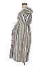 Pink Blush Stripes White Green Casual Dress Size S - photo 5