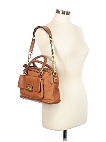 Coach Leather Satchel (view 2)