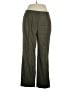 Talbots Chevron-herringbone Green Wool Pants Size 16 - photo 1