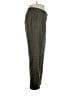Talbots Chevron-herringbone Green Wool Pants Size 16 - photo 4
