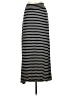 Max Studio Stripes Black Casual Skirt Size L - photo 2