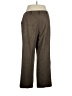 Talbots 100% Polyester Tweed Brown Dress Pants Size 16 - photo 2