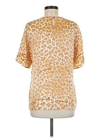 Escada by Margaretha Ley Short Sleeve Silk Top (view 2)