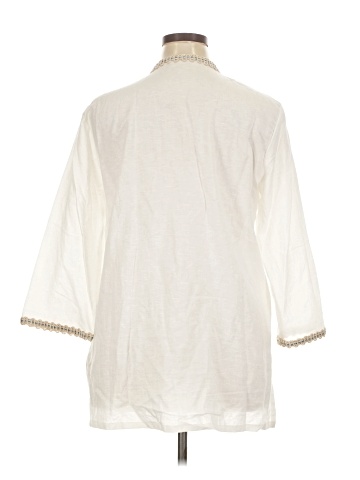 J. McLaughlin 3/4 Sleeve Blouse (view 2)