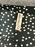 Xhilaration 100% Polyester Polka Dots Black Short Sleeve Blouse Size L - photo 7