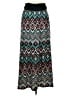 Vanity Print Teal Casual Skirt Size M - photo 1