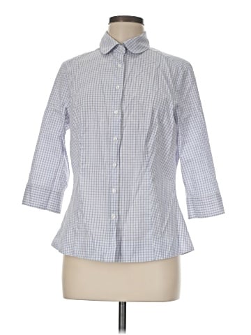 Riders by Lee 3/4 Sleeve Button-Down Shirt (view 1)