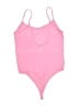 Nike Solid Pink One Piece Swimsuit Size M - photo 2