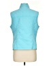 Talbots 100% Polyester Teal Vest Size L - photo 2