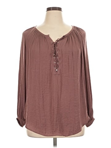 Jennifer Lopez Long Sleeve Blouse (view 1)