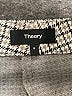 Theory Houndstooth Gray Casual Pants Size 6 - photo 4