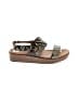 Vionic 100% Leather Snake Print Silver Sandals Size 8 - photo 1