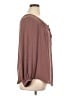 Jennifer Lopez 100% Polyester Brown Long Sleeve Blouse Size 0X - photo 4