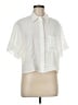 Zara Ivory Short Sleeve Blouse Size M - photo 1