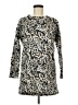 Topshop 100% Cotton Animal Print Tan Pullover Sweater Size 6 - photo 1