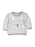 Rene Rofe Stripes Silver Pullover Sweater Size 0-3 mo - photo 1