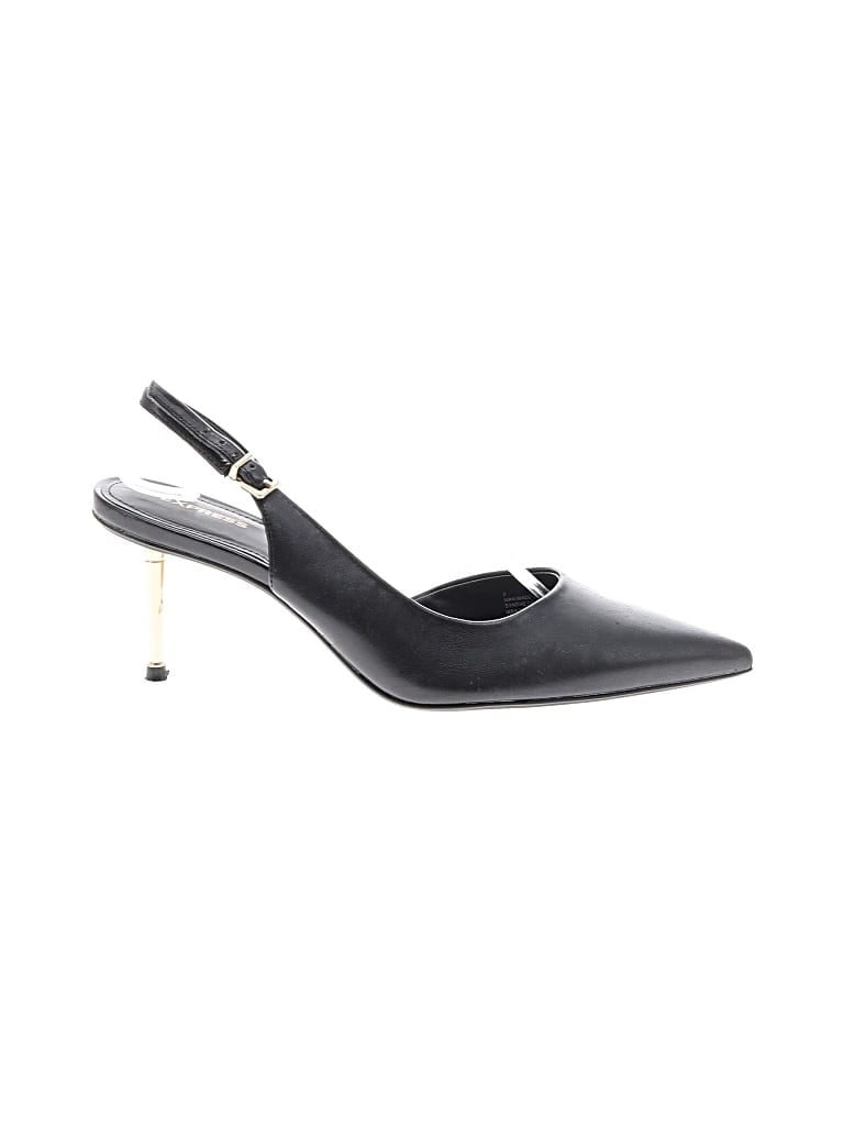 Pre-owned Express Heels In Black