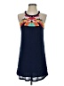 THML Color Block Blue Casual Dress Size S - photo 1