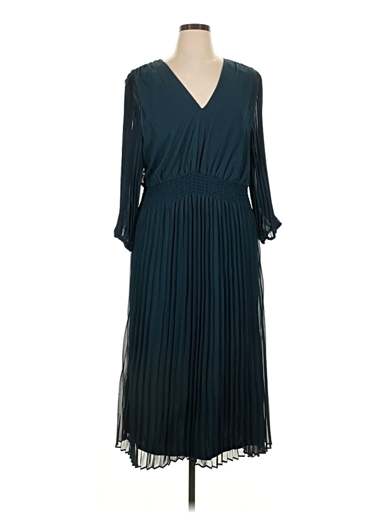 Pre-owned Taylor Cocktail Dress In Teal