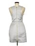 Roland Mouret 100% Polyester Silver Cocktail Dress Size 8 - photo 2