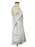 Roland Mouret 100% Polyester Silver Cocktail Dress Size 8 - photo 4