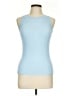Ann Taylor Blue Sleeveless Top Size L - photo 1