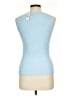 Ann Taylor Blue Sleeveless Top Size L - photo 2