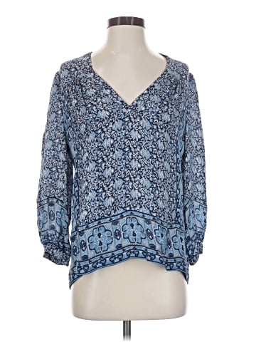Joie 3/4 Sleeve Silk Top (view 1)